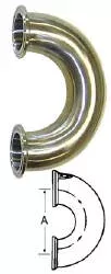 180-Degree U-Bend (Clamp/Clamp)–2″