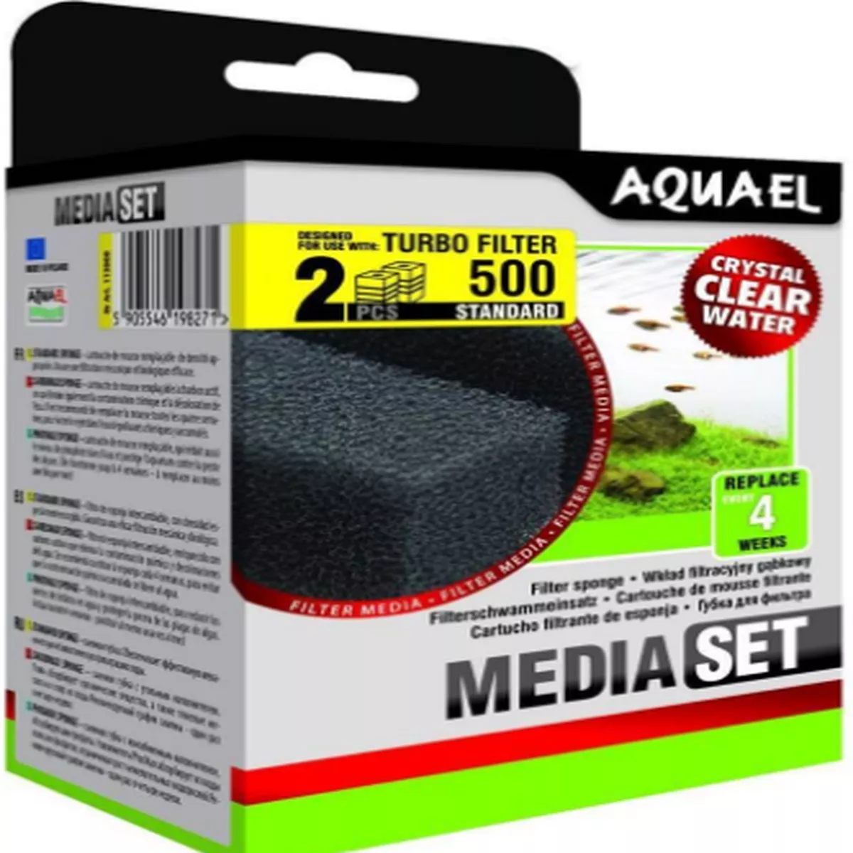 2 FILTER SPONGE FOR TURBO FILTER 500