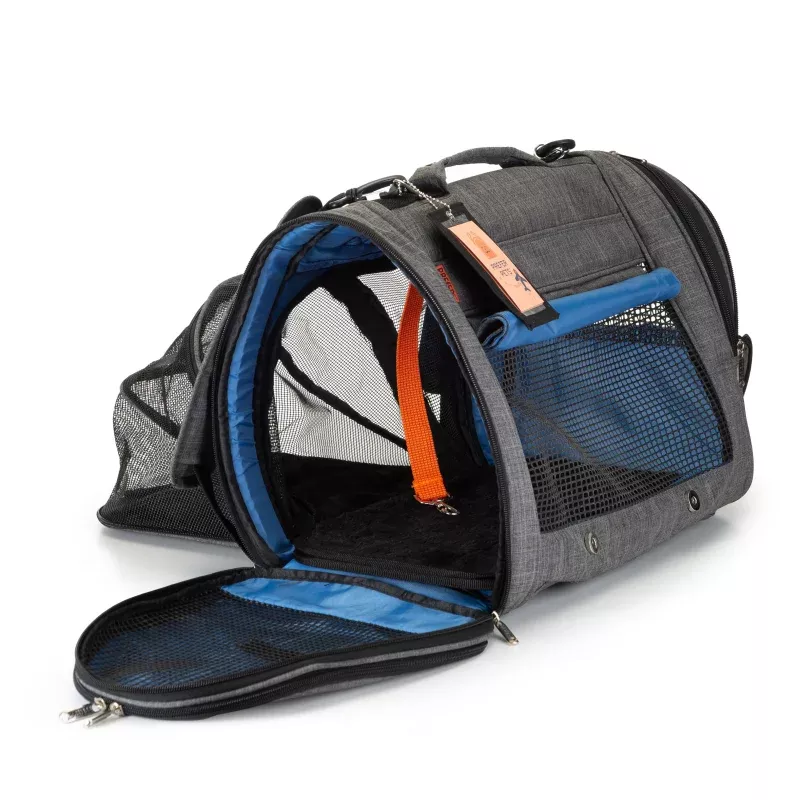 358 Hideaway Expandable Backpack - Pet Carrier Heather Gray