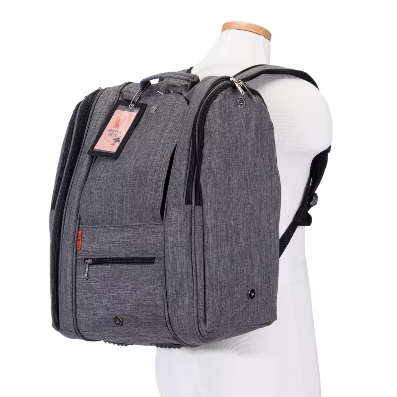 368 Adventure Backpack - Pet Carrier Black