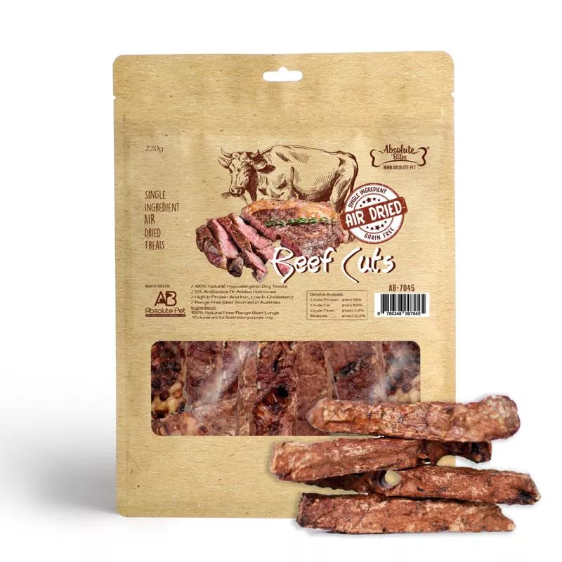 Absolute Bites Air-Dried Beef Cuts 220g