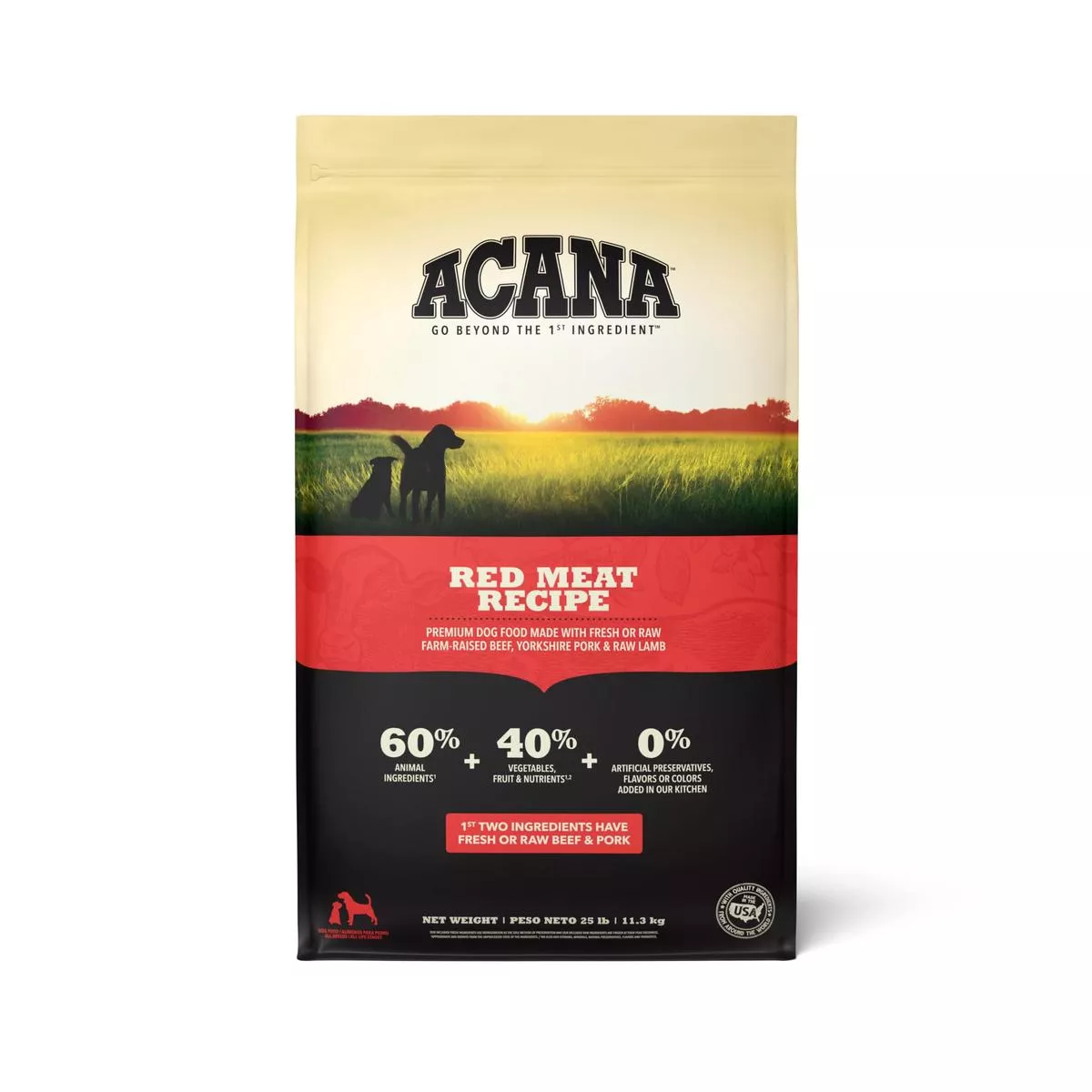 Acana Red Meat – 25 LB