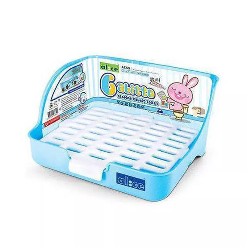 Alice Gabitto Sloping Rabbit Toilet Blue – Small (AE30)