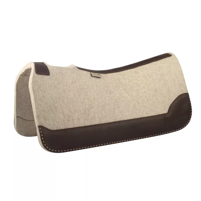"The All Around" 5 Star Buckstitch Saddle Pad, 30" x 30" Natural Natural