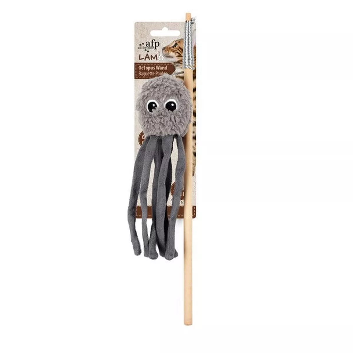 All For Paws Lamb Octupus Wand Cat Toy