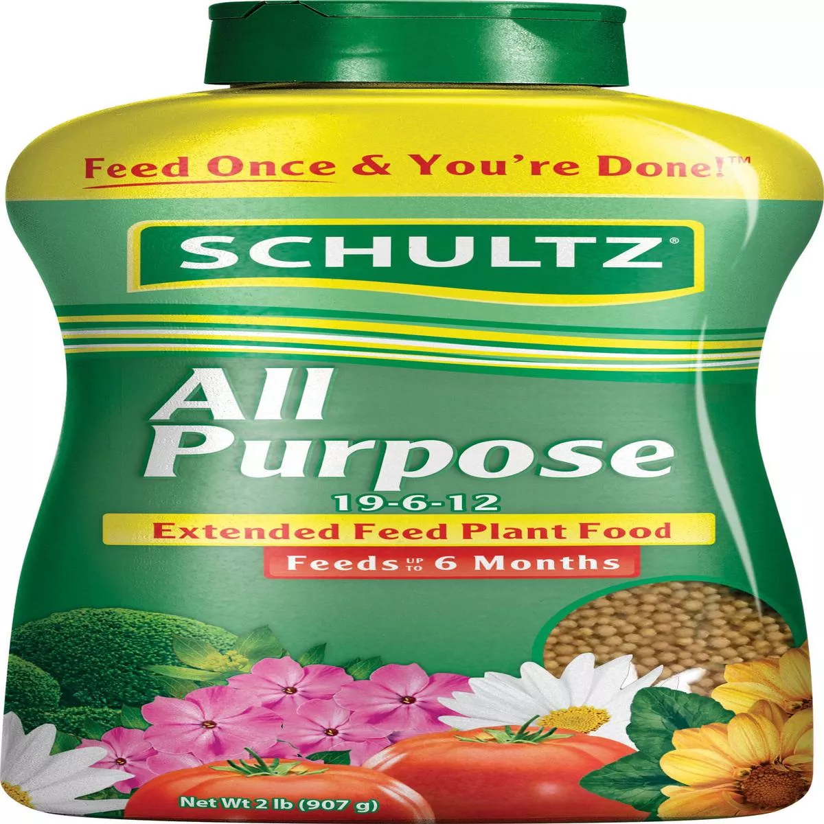 All Purpose Extended Feed Plant Food 19-6-12 – 2 LB