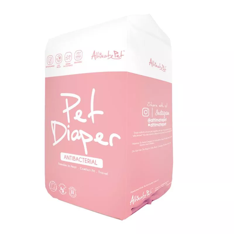 Altimate Pet Antibacterial Pet Diaper Medium Breed 13pcs