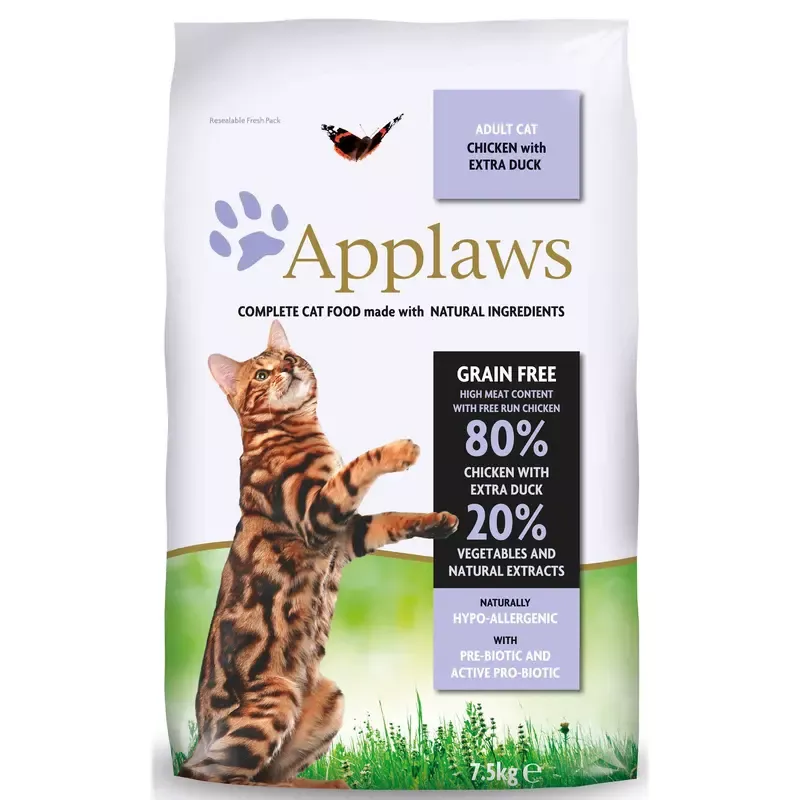 Applaws Cat Dry Chicken With Extra Duck 7.5kg
