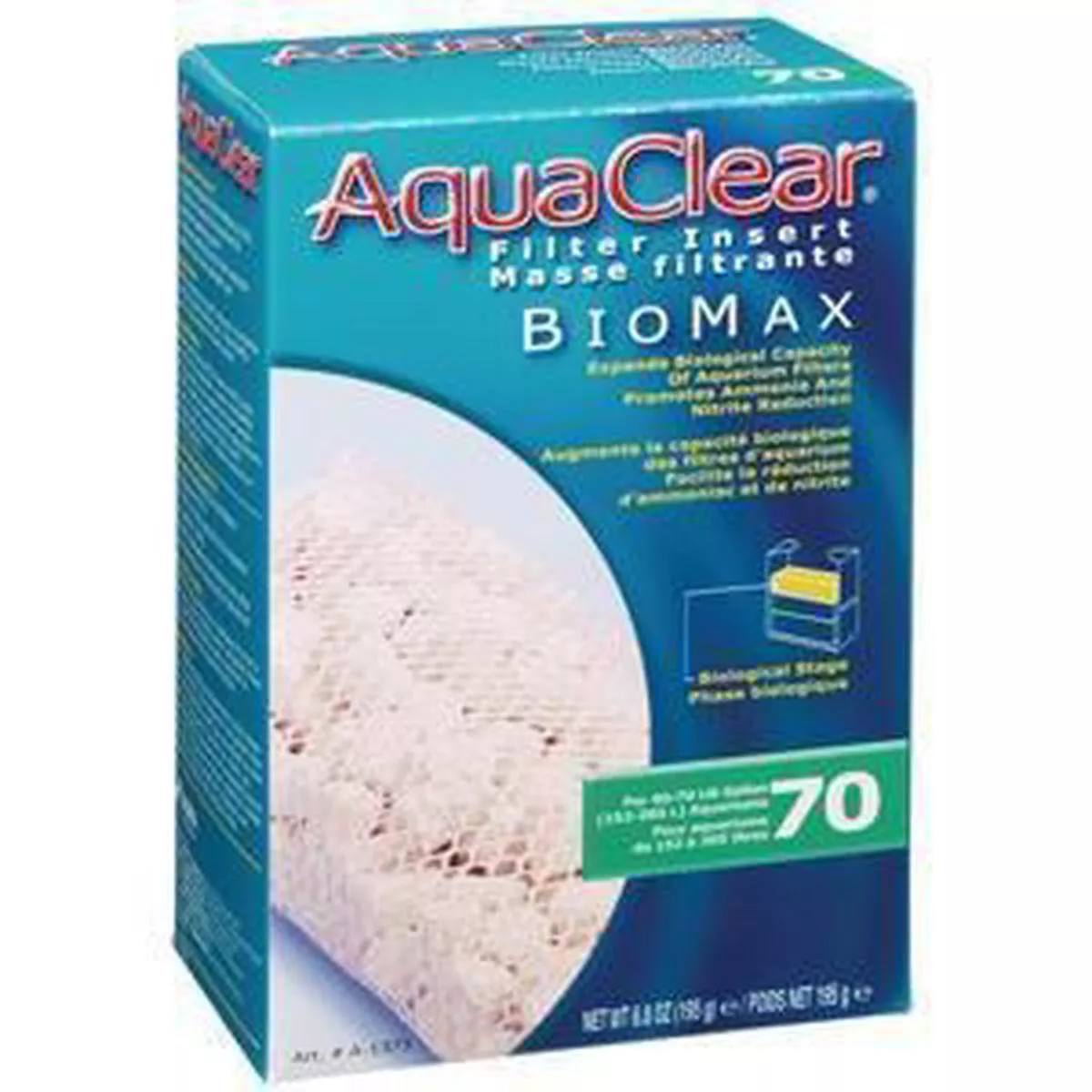 AquaClear 70 Biomax Aquarium Filter Media Insert