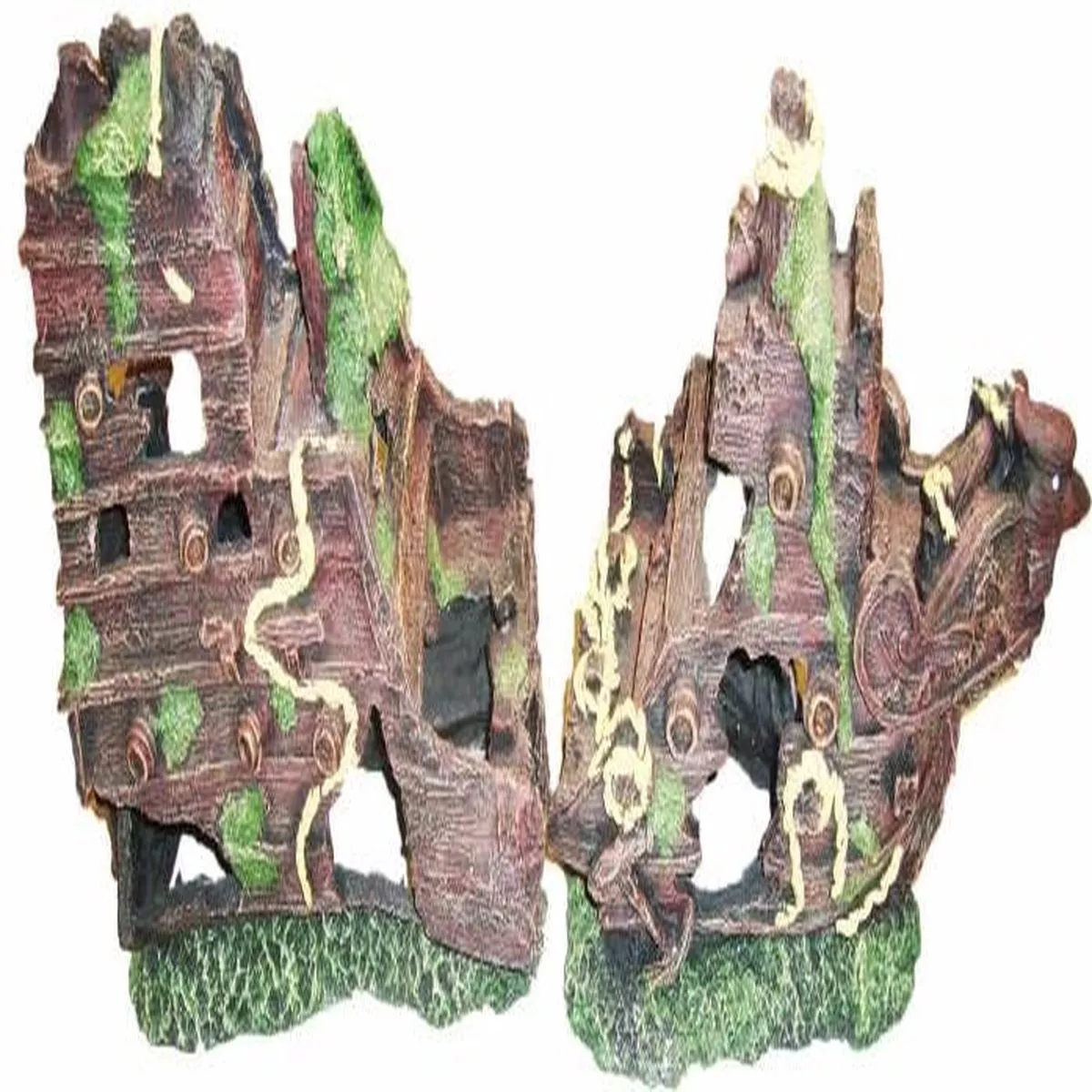 AQUARIUM DECOR SUNKEN PRIATE SHIP