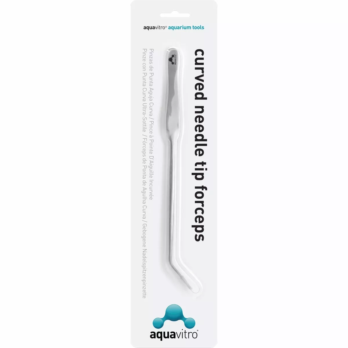 Aquavitro Curved Needle Tip Forceps 25 cm