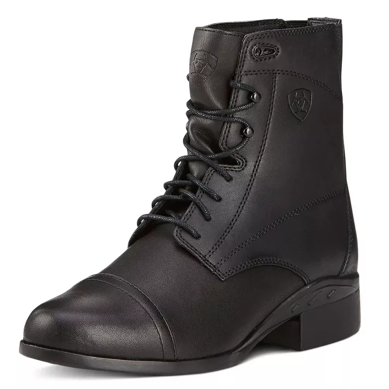 Ariat Women's Scout Laced Paddock Boot, Black Black