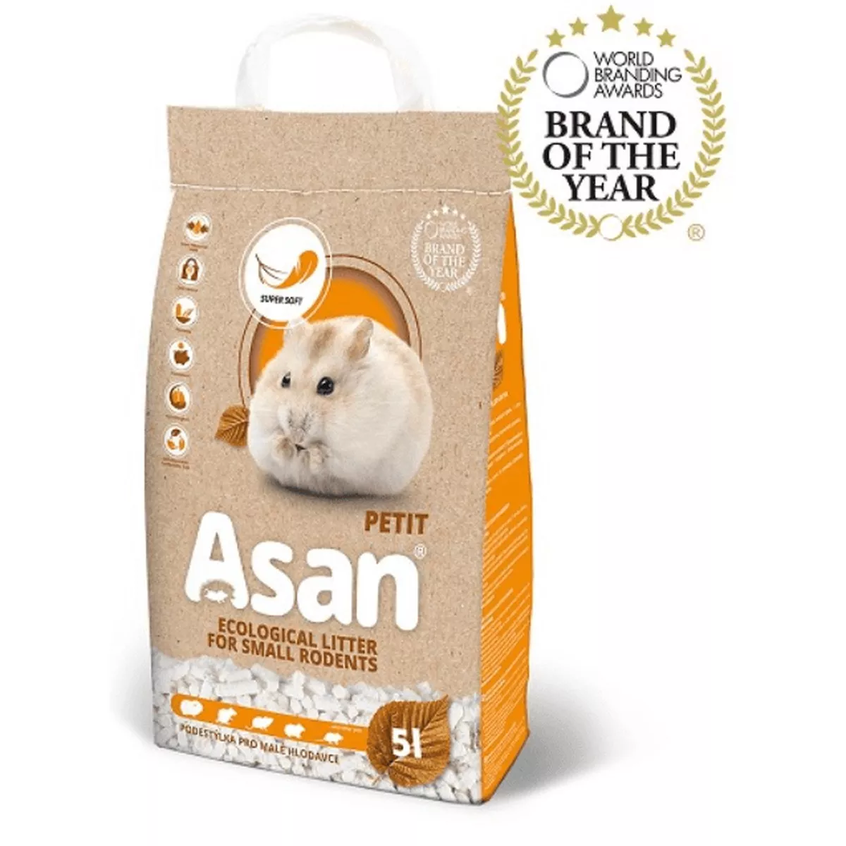 Asan Petit Rodent Bedding 5L
