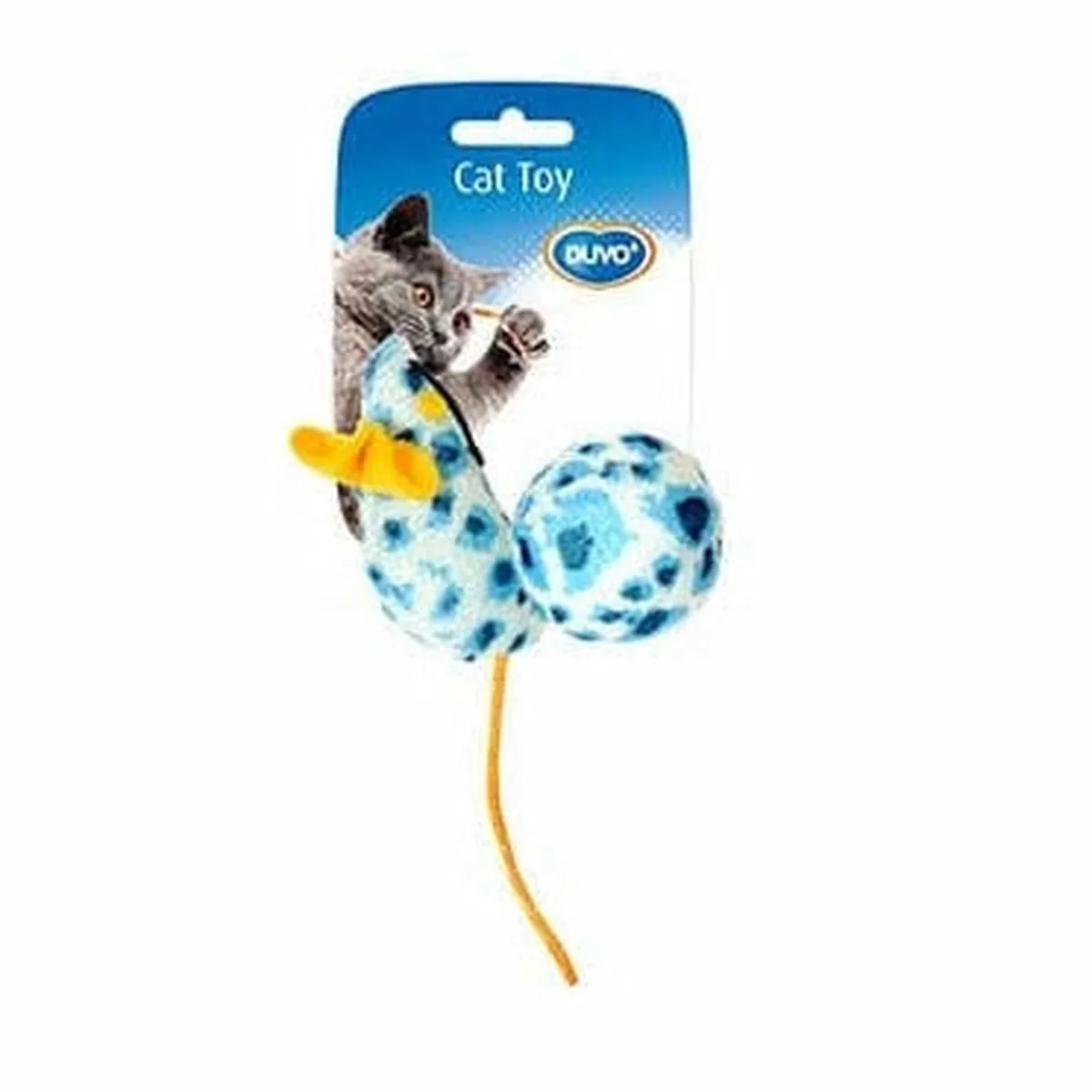 Assortment Mouse And Ball Leopard 10x4x4cm mixed colors
