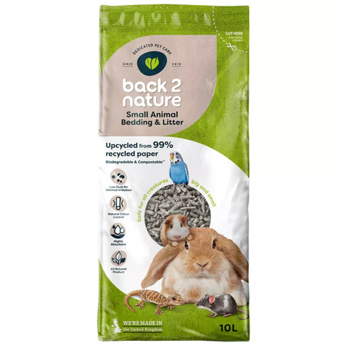 BACK2NATURE PET BEDDING – 10 L