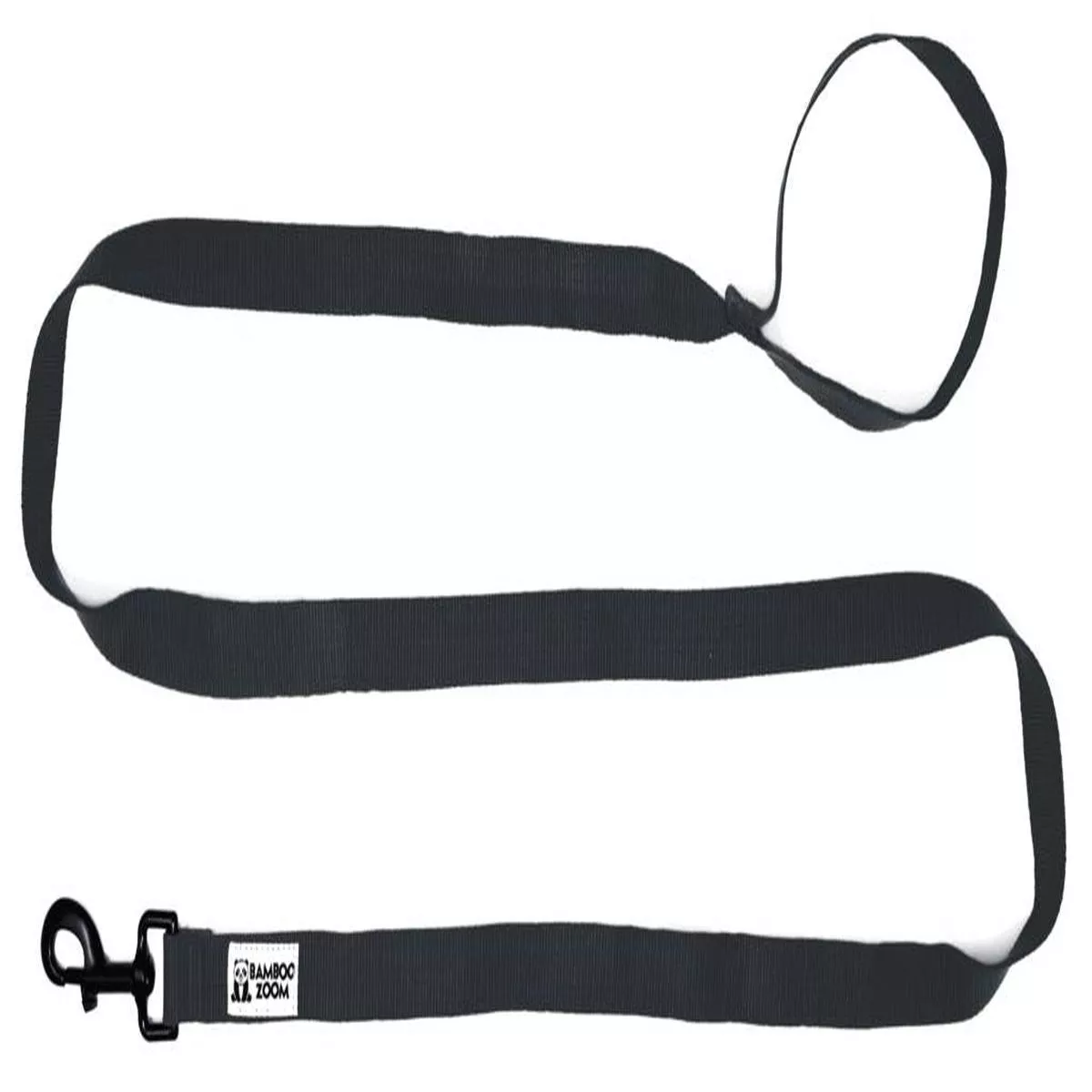 Bamboo Zoom Dog Leash, Black