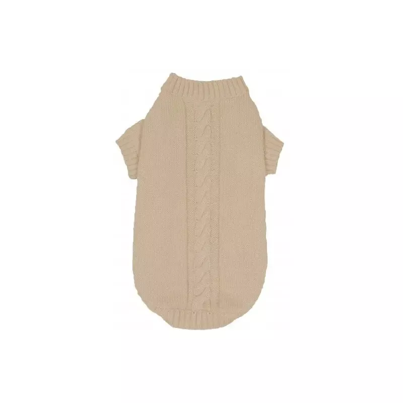 Banbury & Co Knitted Dog Jumper Ivory Medium