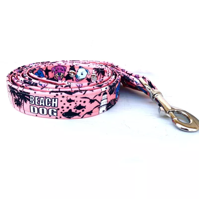Beach Dogs Leash {Coral}