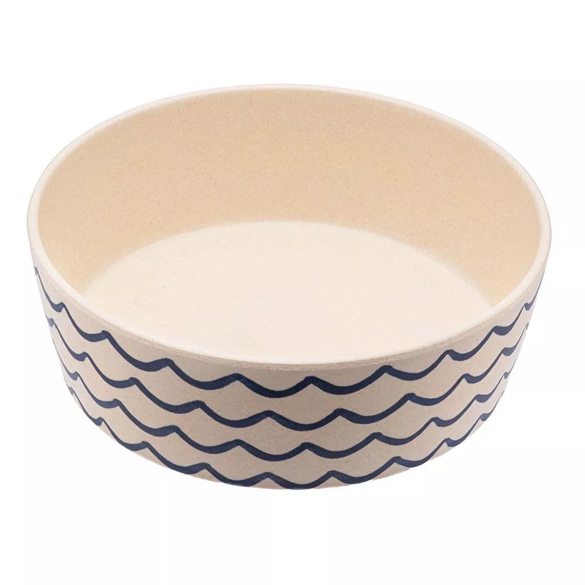 Beco Bamboo Pet Bowl, Save the Waves