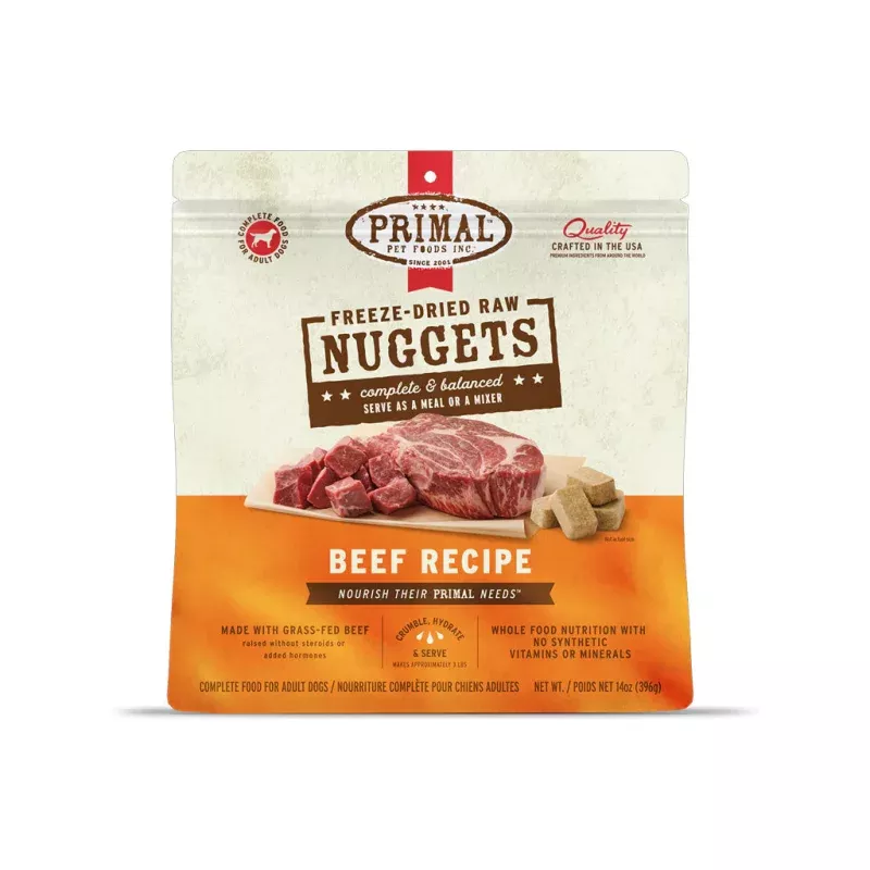 *Beef Freeze-dried Raw Nuggets 14oz