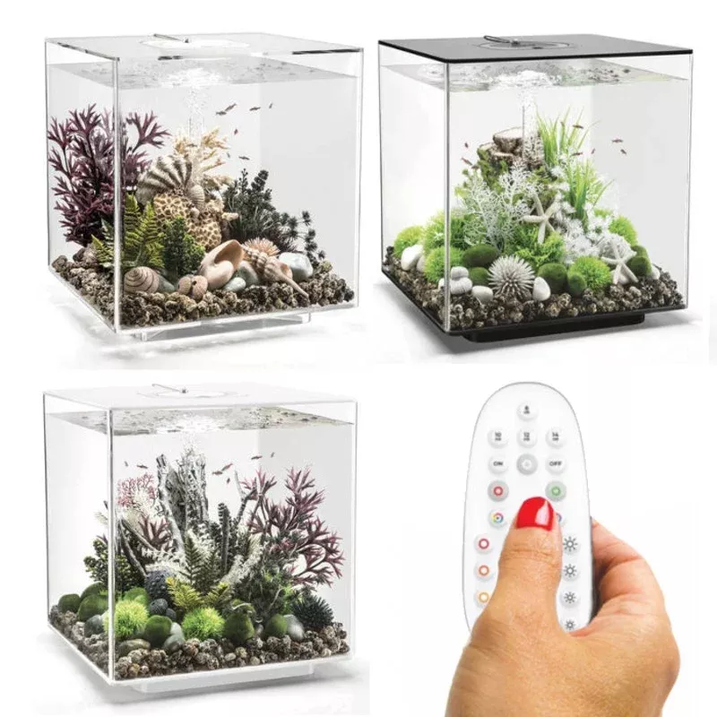 BiOrb Cube 60 Aquarium MCR LED Lighting Black / White / Clear