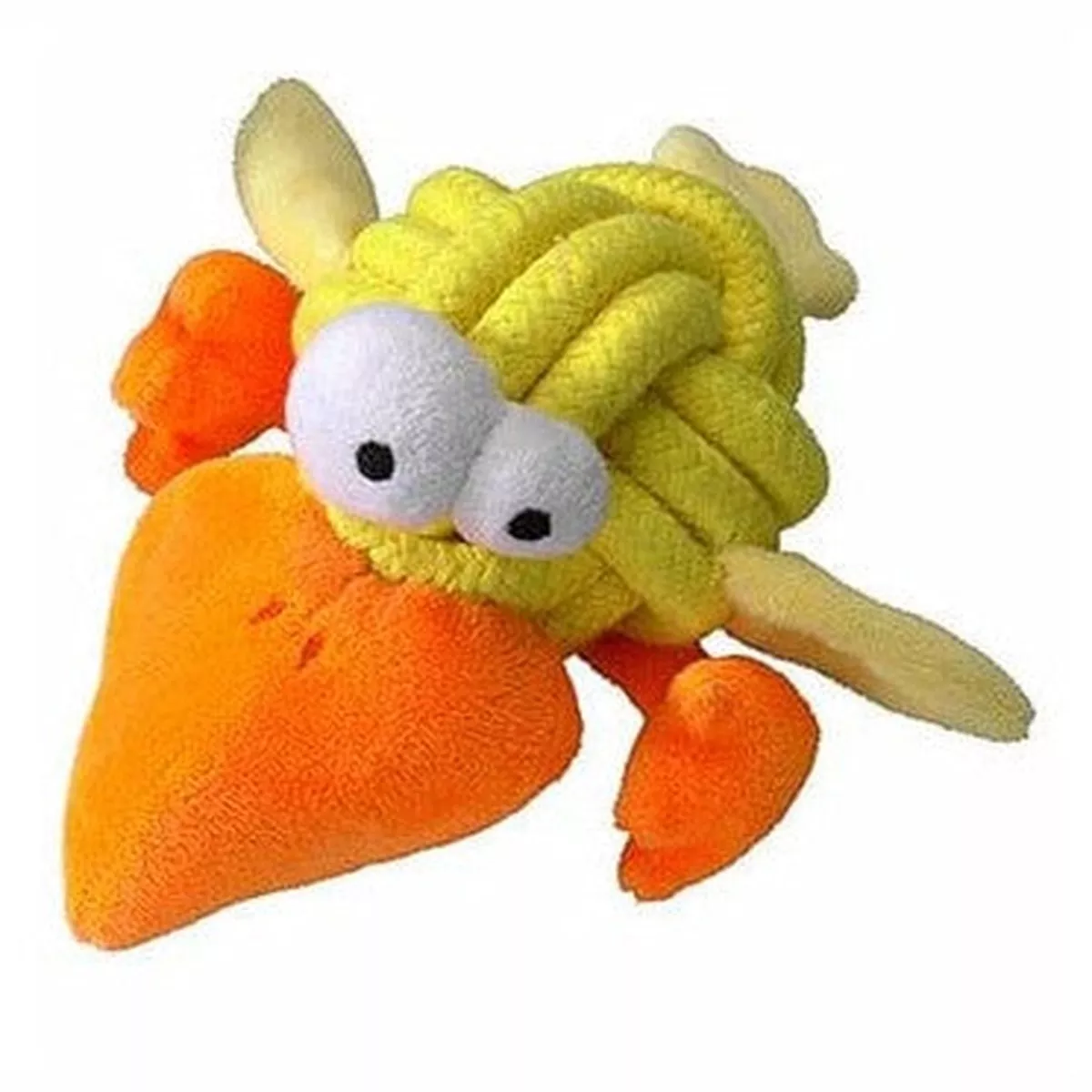 BOBBLE GIANT, KNOTPLUSH 10cm yellow