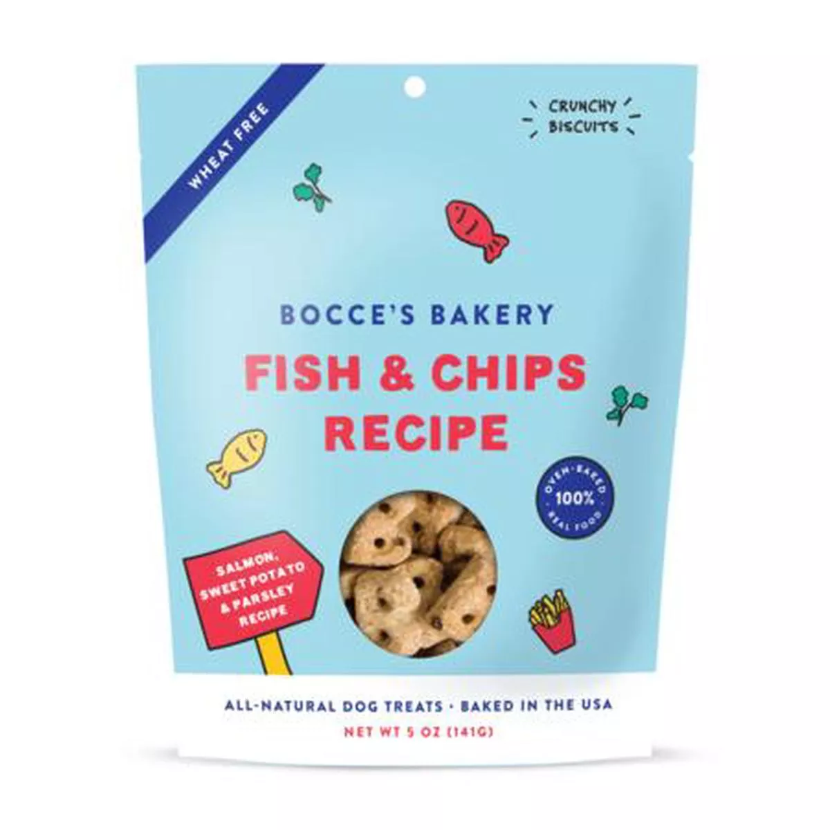Bocce’s Bakery Fish & Chips Dog Treats
