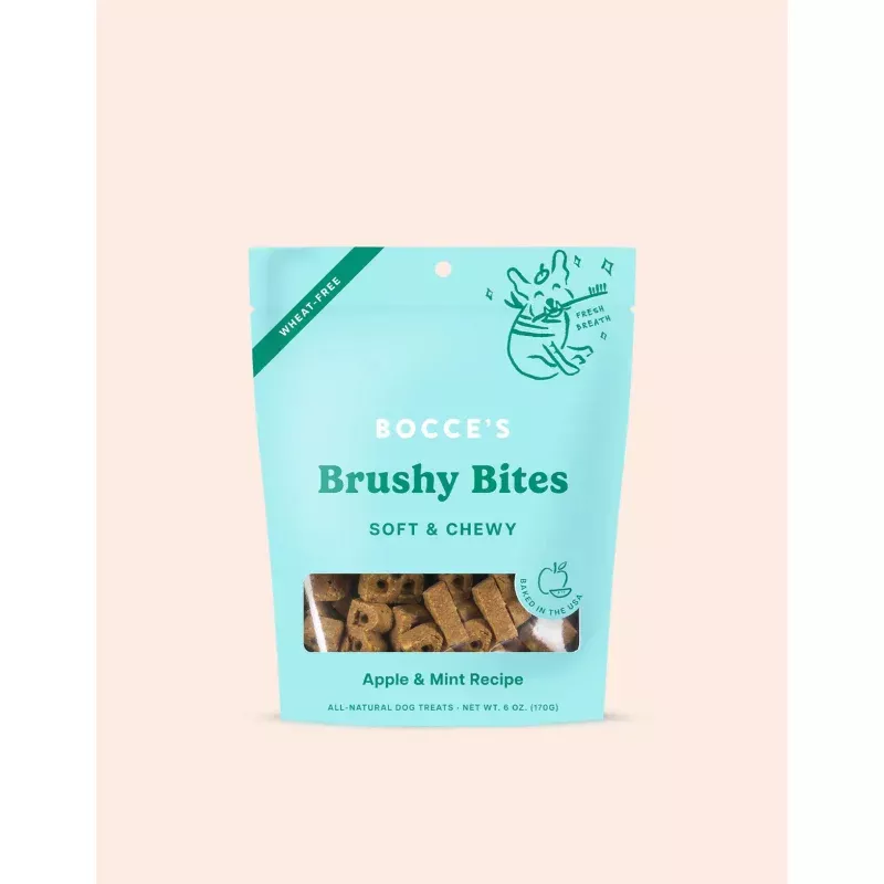 Bocce's Brushy Bites Soft & Chewy Treats