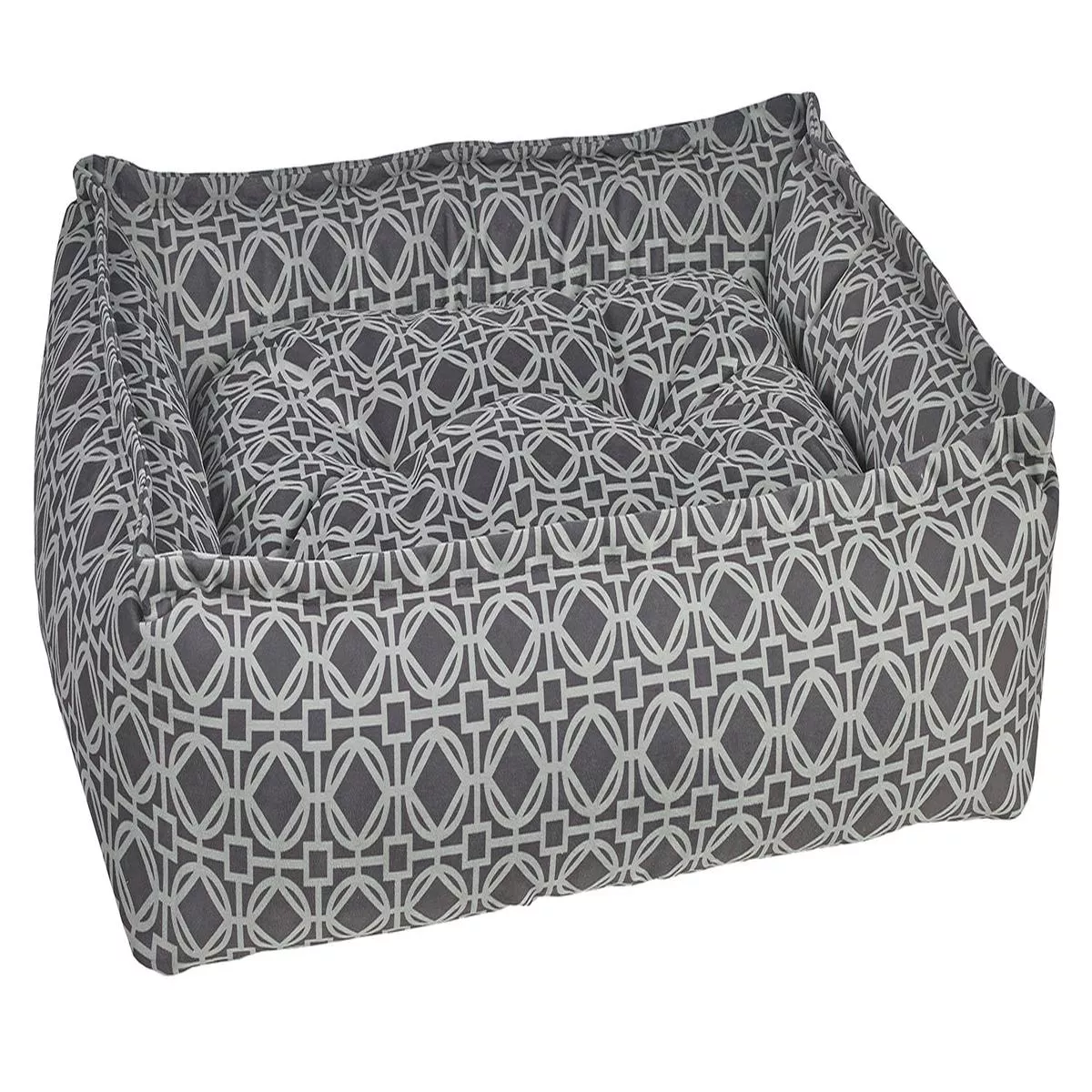 Bowsers Sterling Lounge Pet Bed, Athena Grey