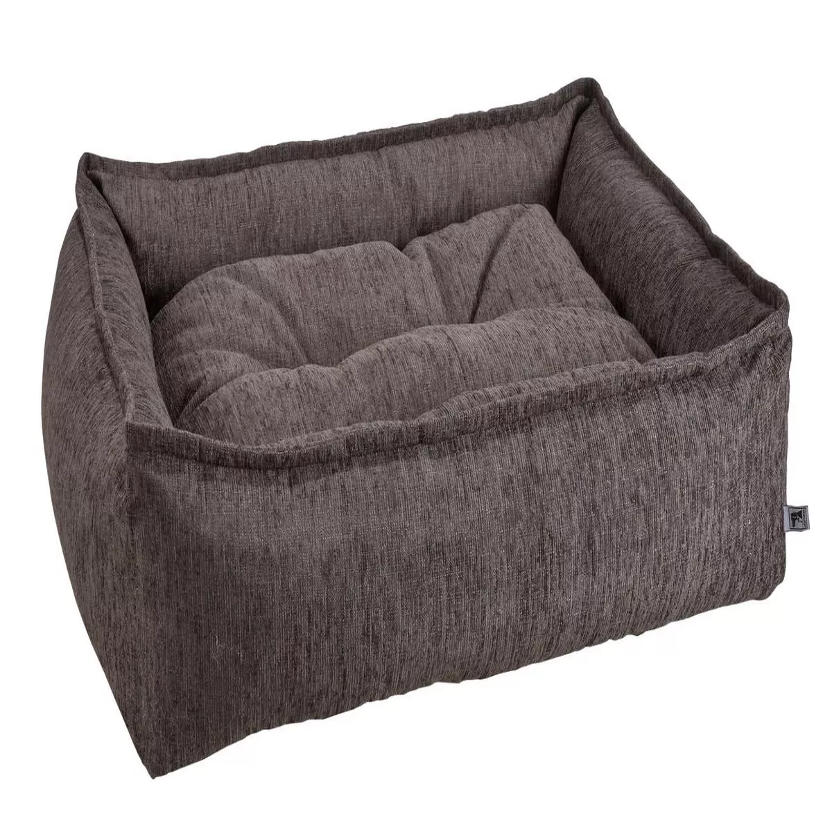Bowsers Sterling Lounge Pet Bed, Charcoal