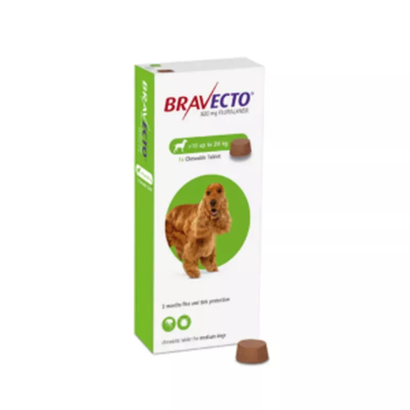 Bravecto 500 mg 10- 20 kg