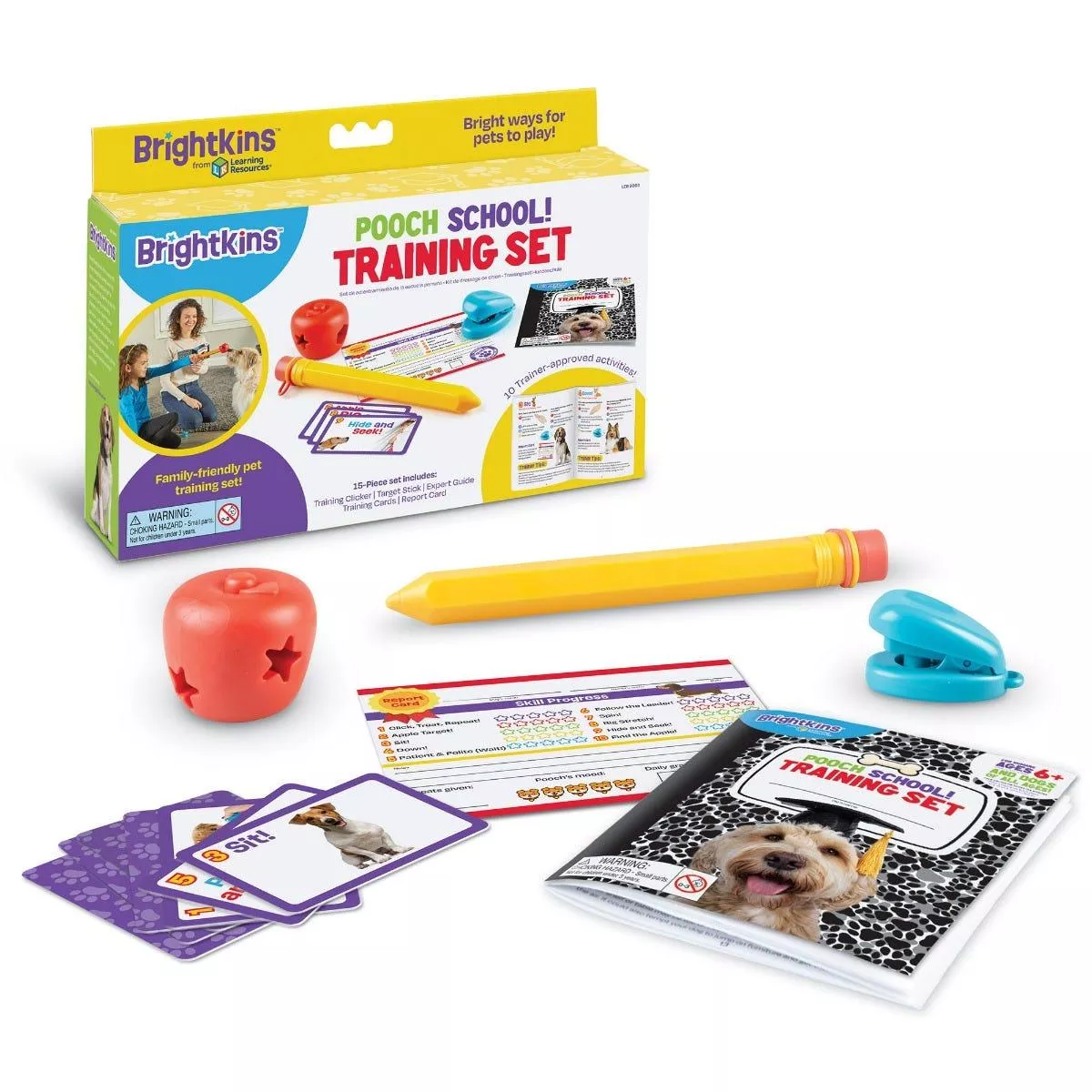 Brightkins Pooch School! Training Set for Dogs