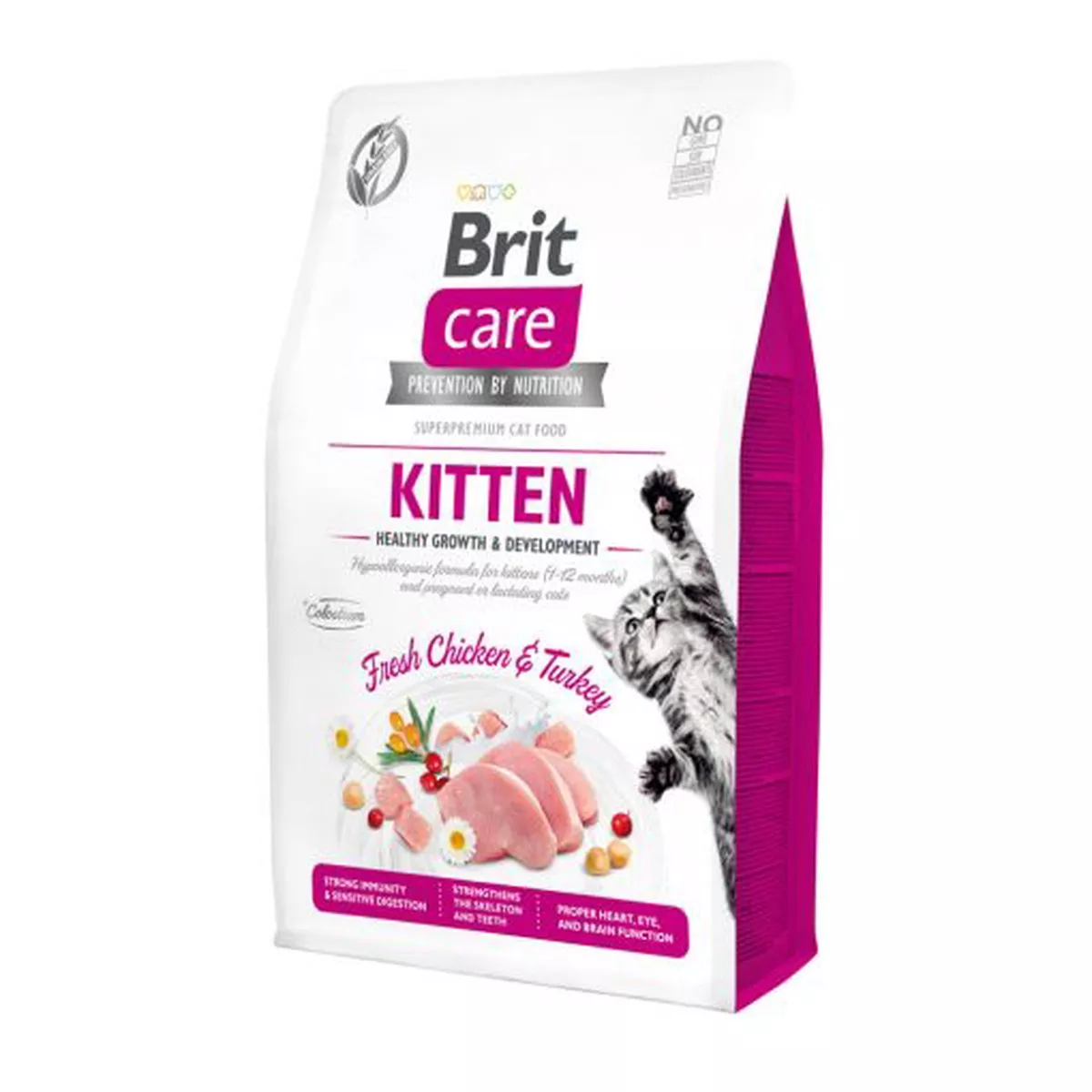 Brit Care Cat GF Kitten Chicken & Turkey 7kgr