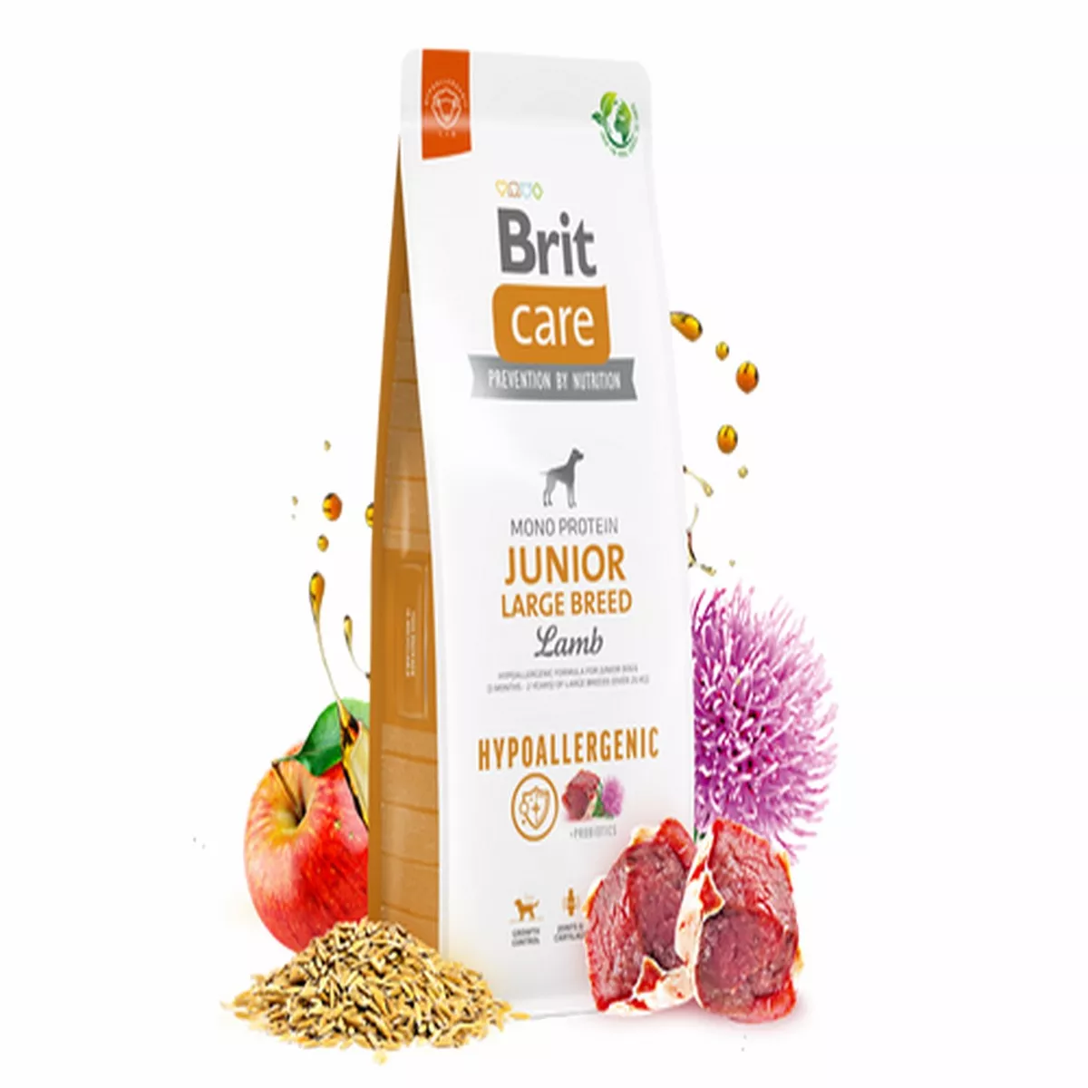 Brit Care Hypoallergenic Dog Junior Large 3kg