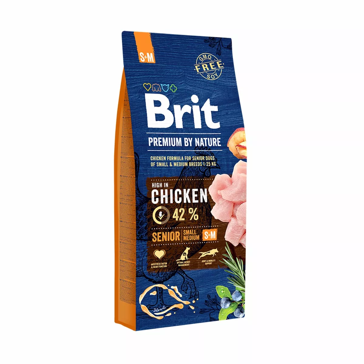 .Brit Premium by Nature Dog Senior Small & Medium 15kg