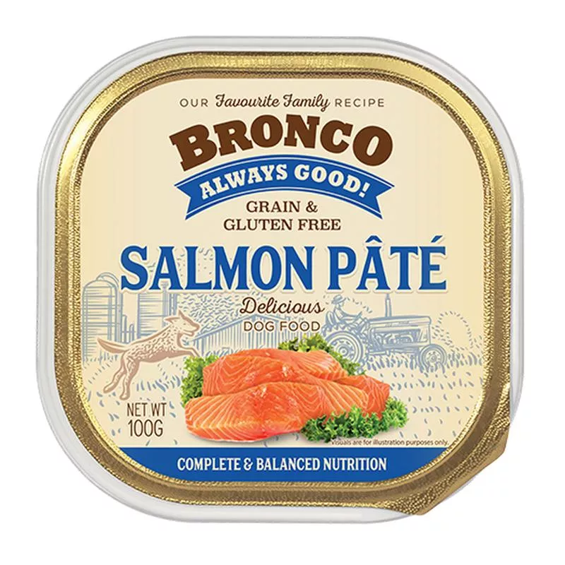 Bronco Dog Salmon Pate 100g