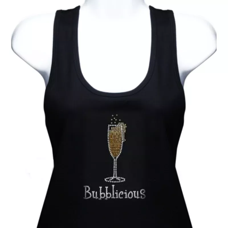 Bubblicious Rhinestone Tank Top