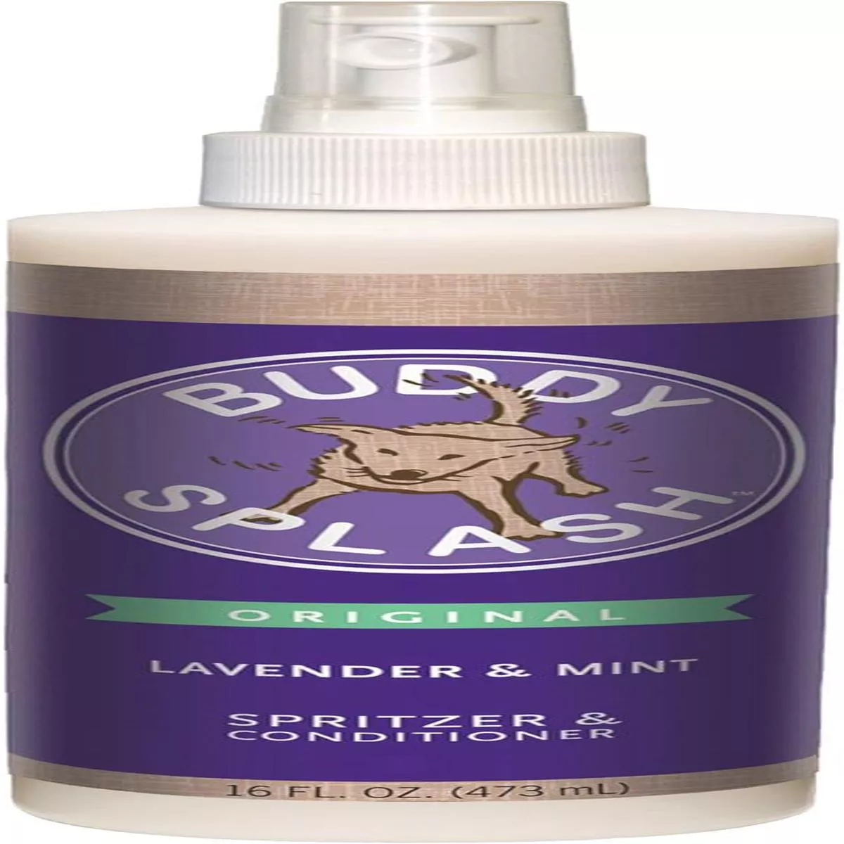 Buddy Biscuits Splash Dog Deodorizer & Conditioner – Lavender & Mint (16 oz)