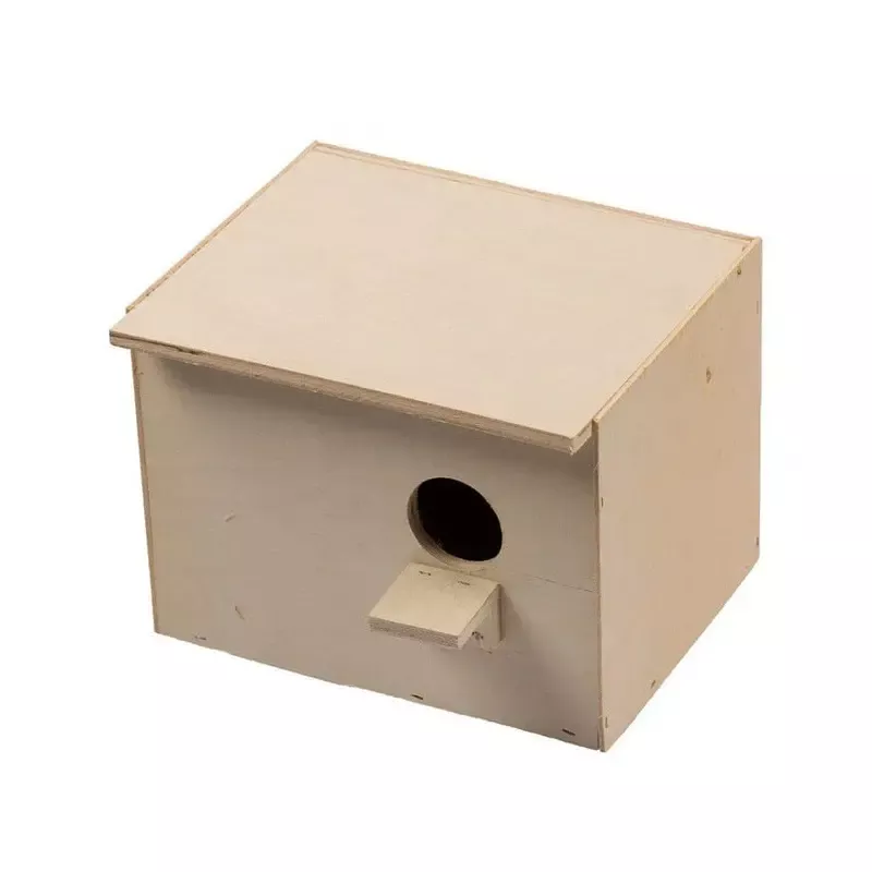 BUDGIE NEST BOX HORIZONTAL 20cmx19x15cm