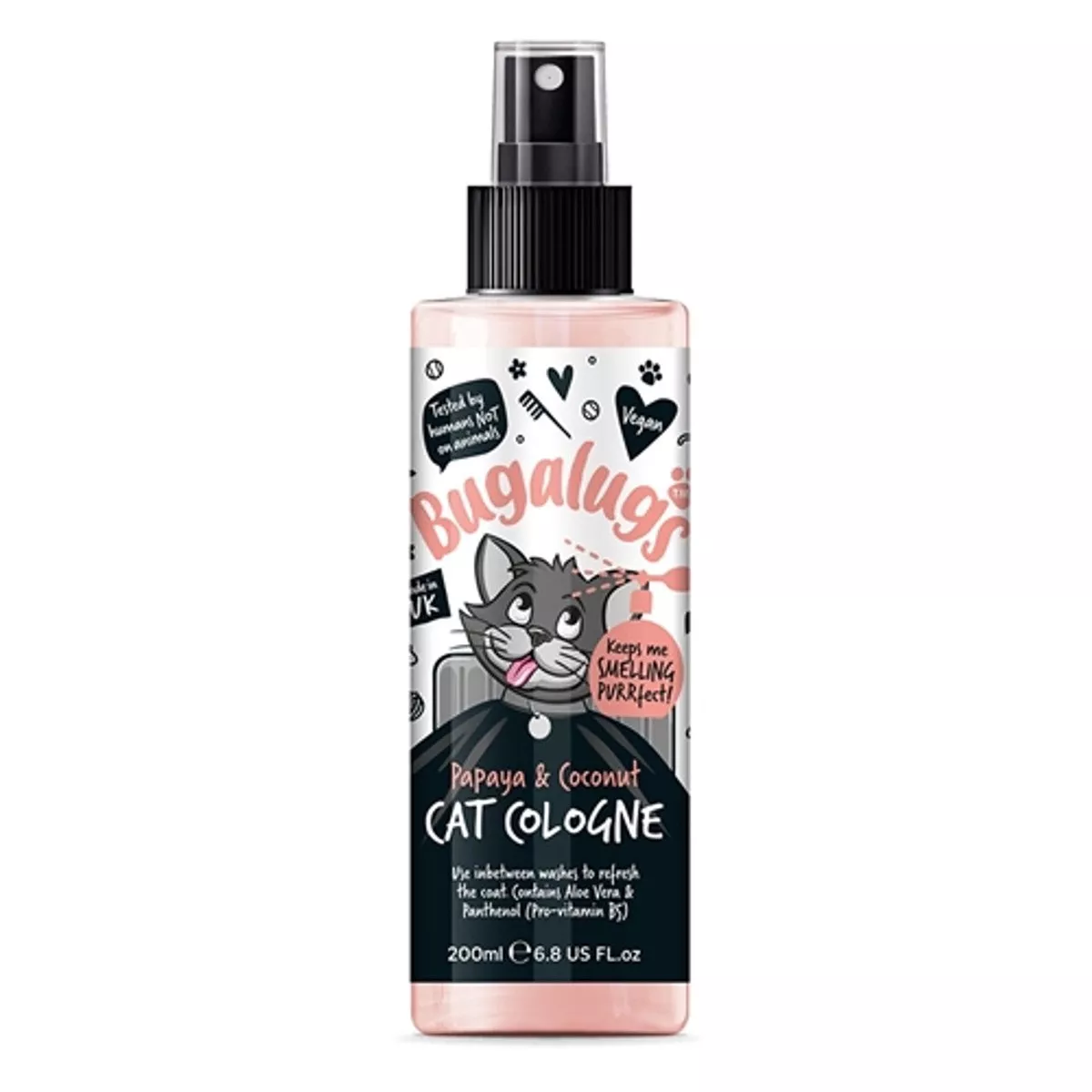 Bugalugs Papaya & Coconut Cat Cologne 200 ml