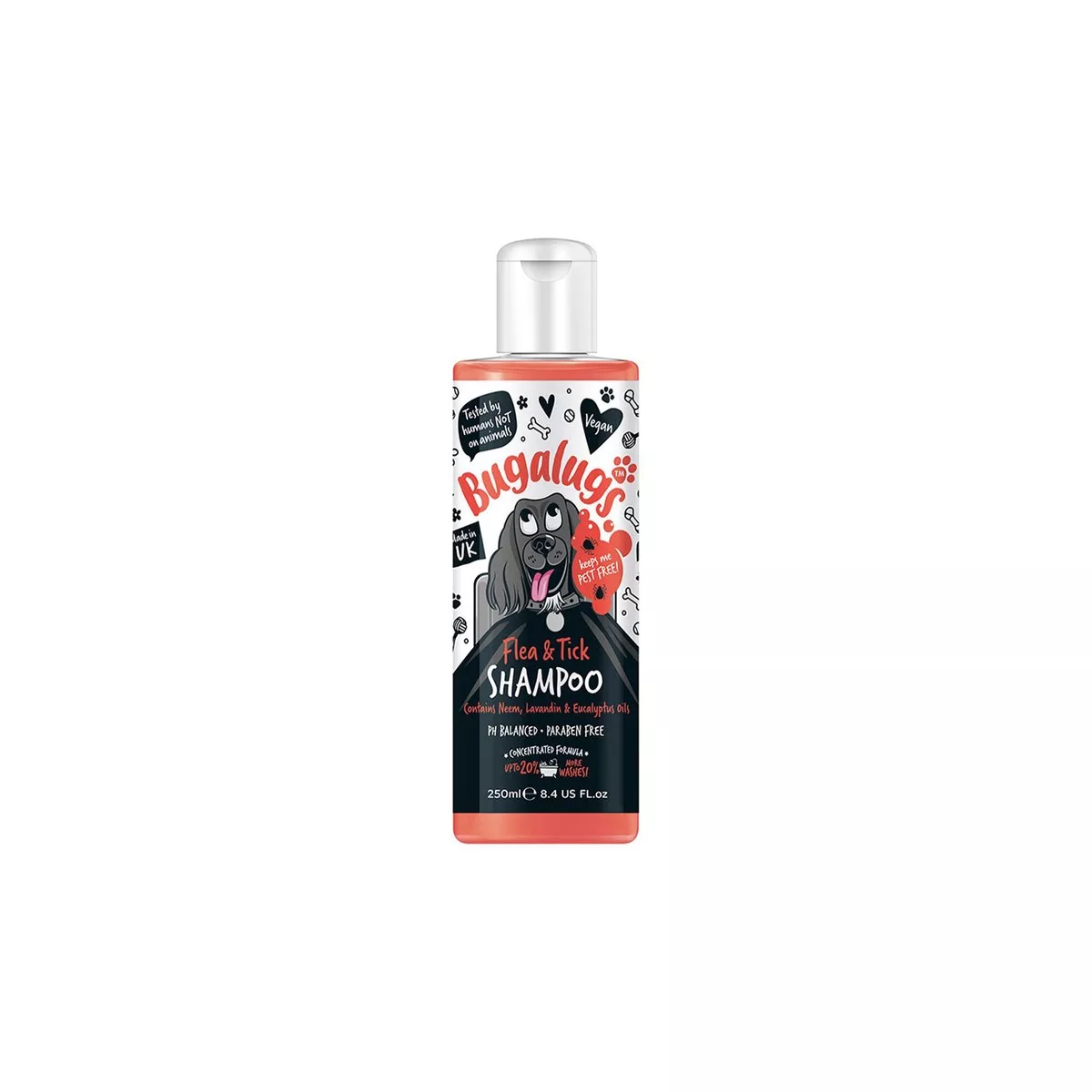 BUGALUGS SHAMPOO FLEA TICK 250ML