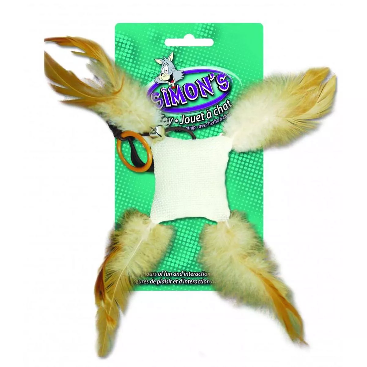 Burgham Simon’s Bag Feather Catnip Cat Toy