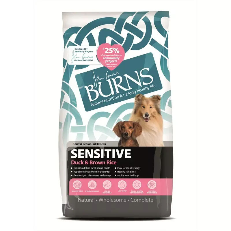 Burns Sensitive Duck & Brown Rice 2kg