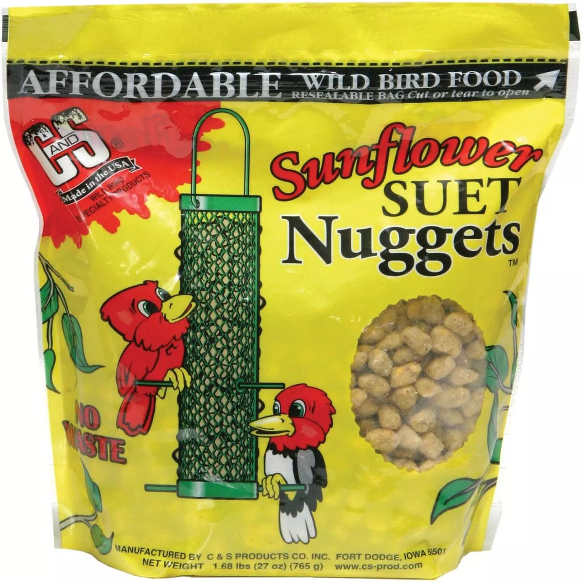 C&S Suet Nuggets – SUNFLOWER | 27 OZ