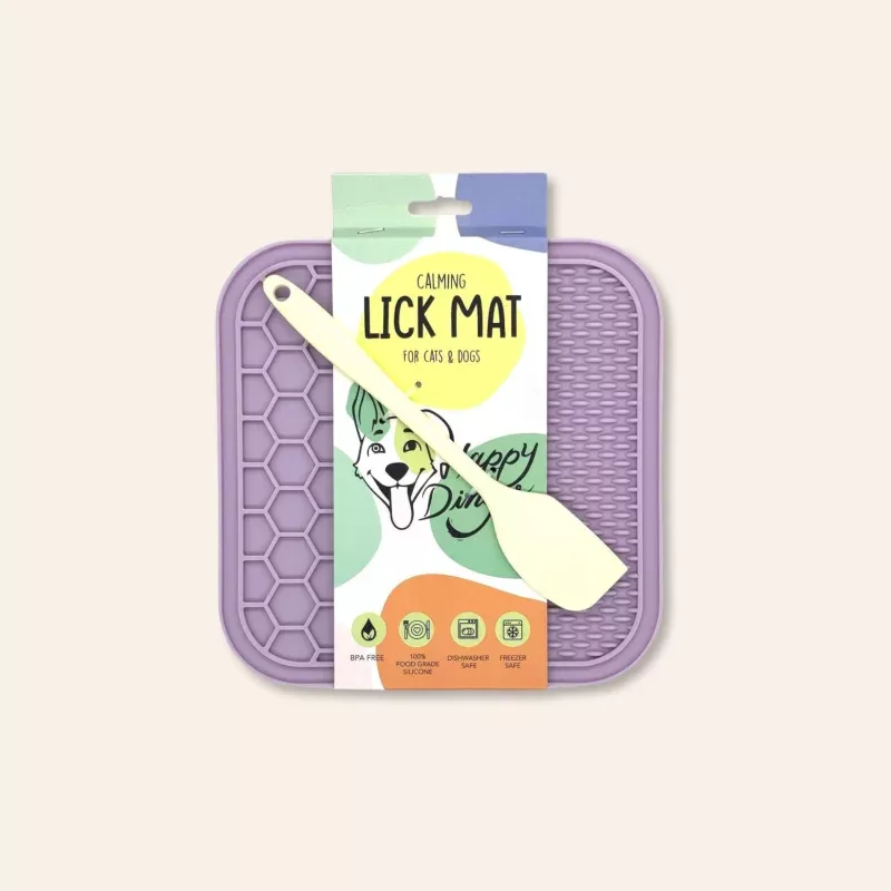 Calming Lick Mat for Pets Lavender