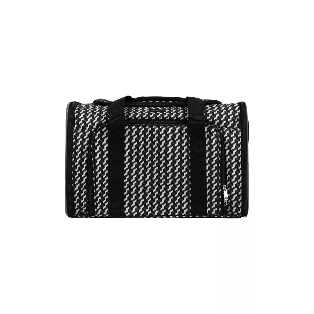 CAMPING BAG BLACK AND WHITE
