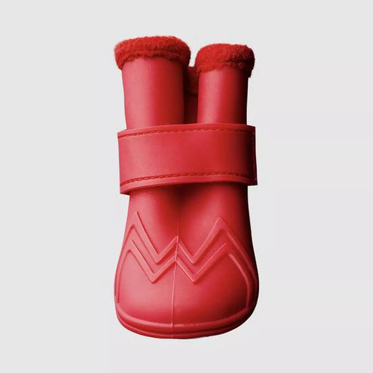 Canada Pooch Lined Wellies Dog Boots, Red