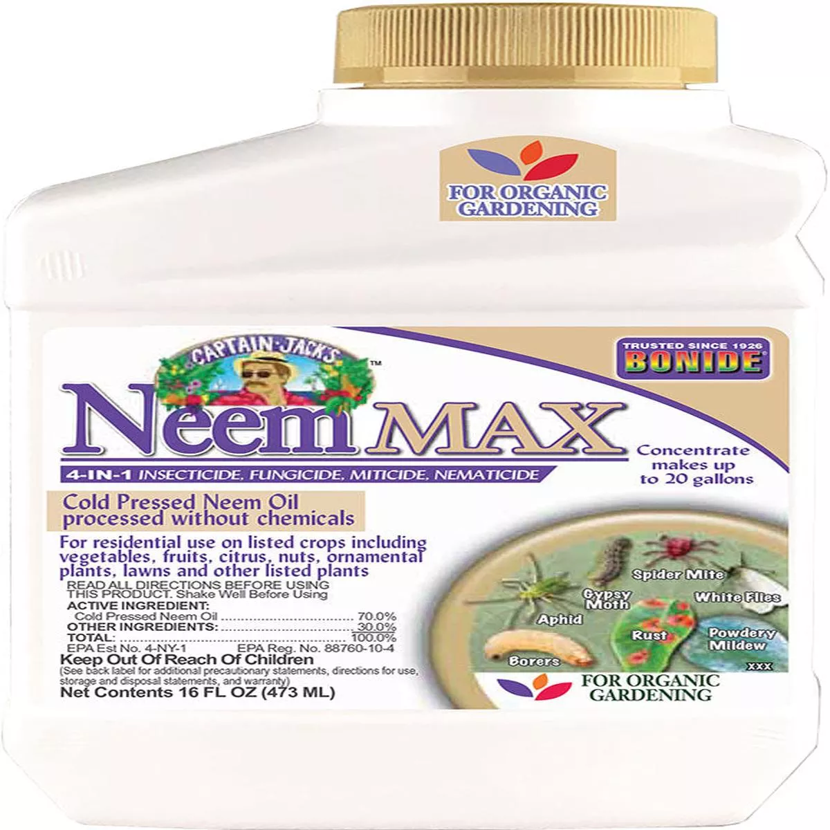 Captain Jack’S Neem Max – 16 OZ