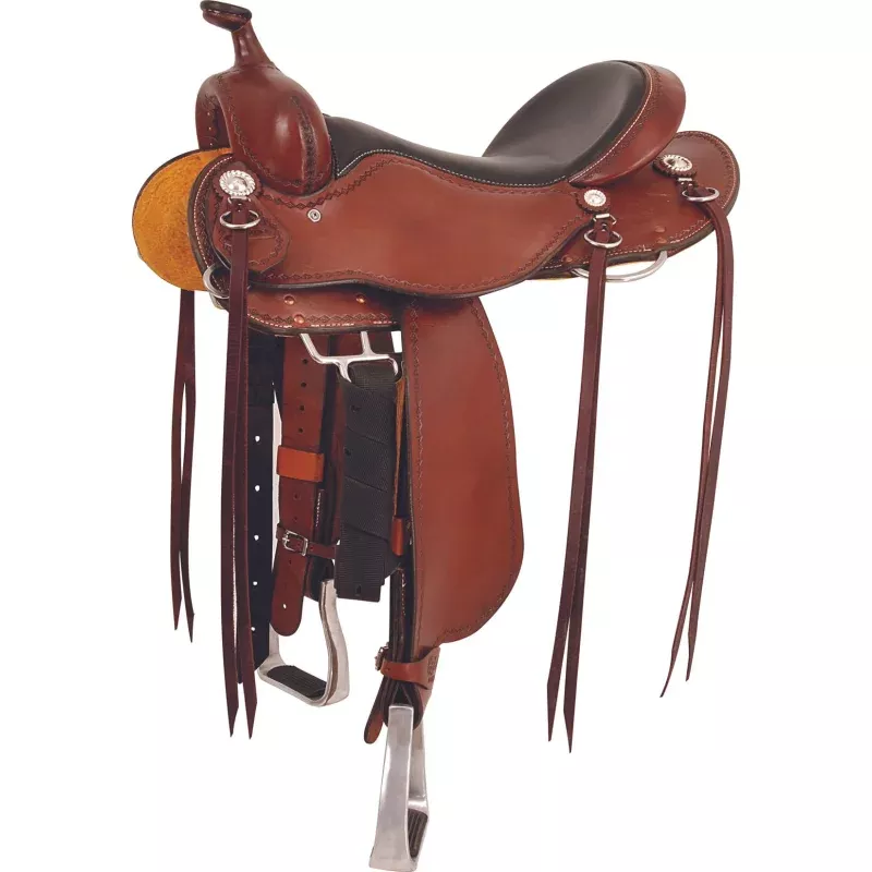 Cashel Western Trail Saddle Brown