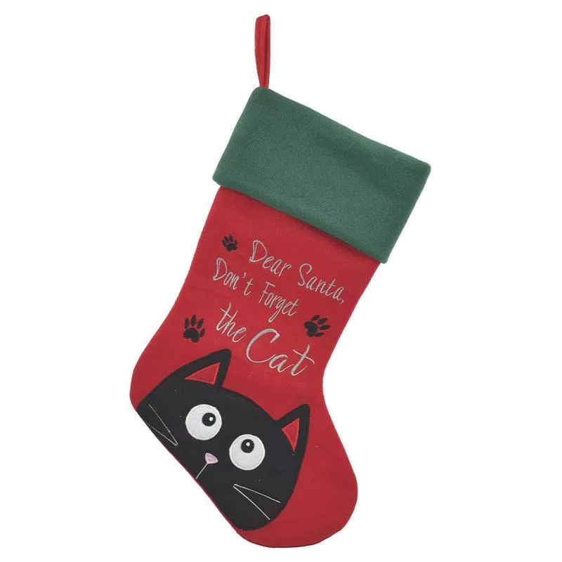 Cat Christmas Stocking45cm